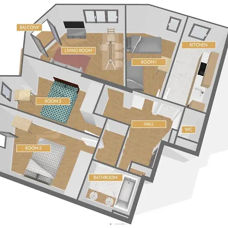 Appartement Direct Metro To Paris, 3-room-flat With A View, Stade De France, Free Parking *